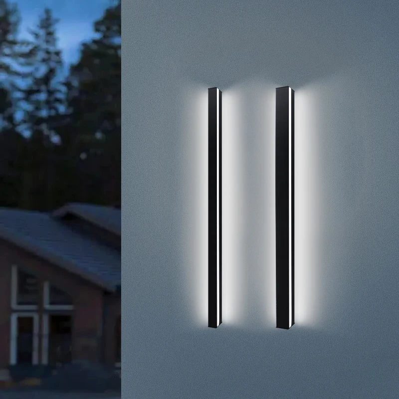 Streamlined Linear Waterproof LED Bathroom Wall Light